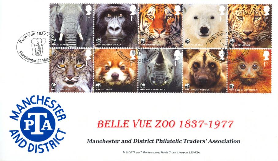 2011 (03) World Wildlife Fund (Stamps) - Manchester & District Philatelic Traders Association Official