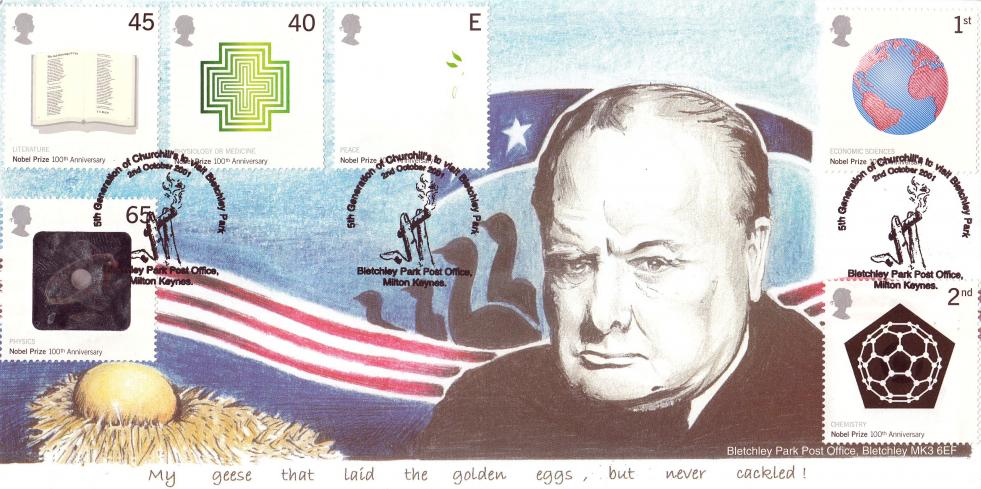 2001 (10) Nobel Prizes - Bletchley Park Official