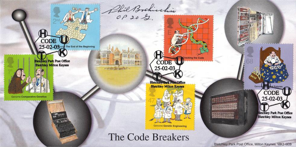2003 (02) DNA - Bletchley Park Official - Signed by Phil Bochicchio (10 Only)