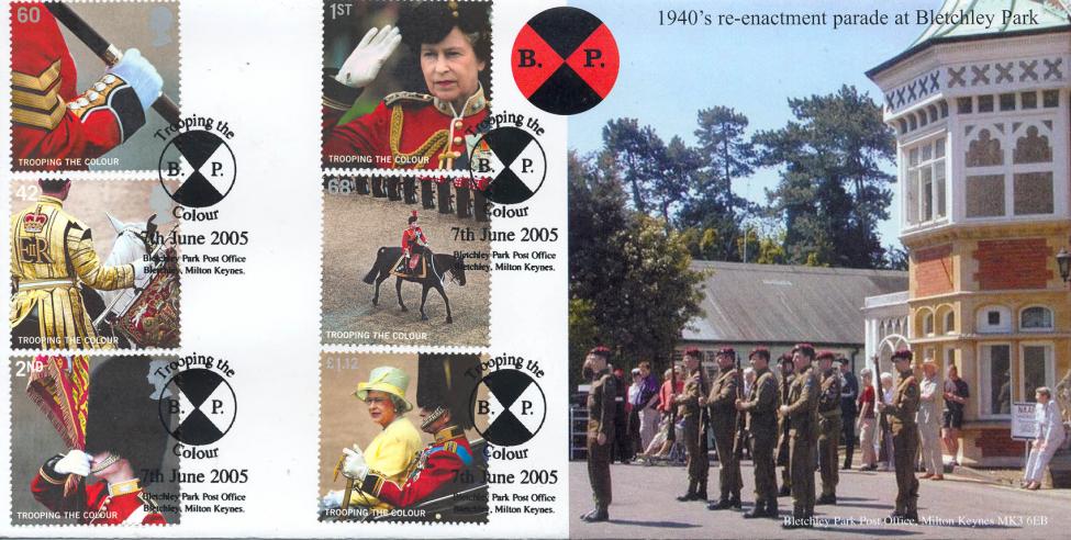 2005 (06) Trooping The Colour (Stamps) - Bletchley Park Official
