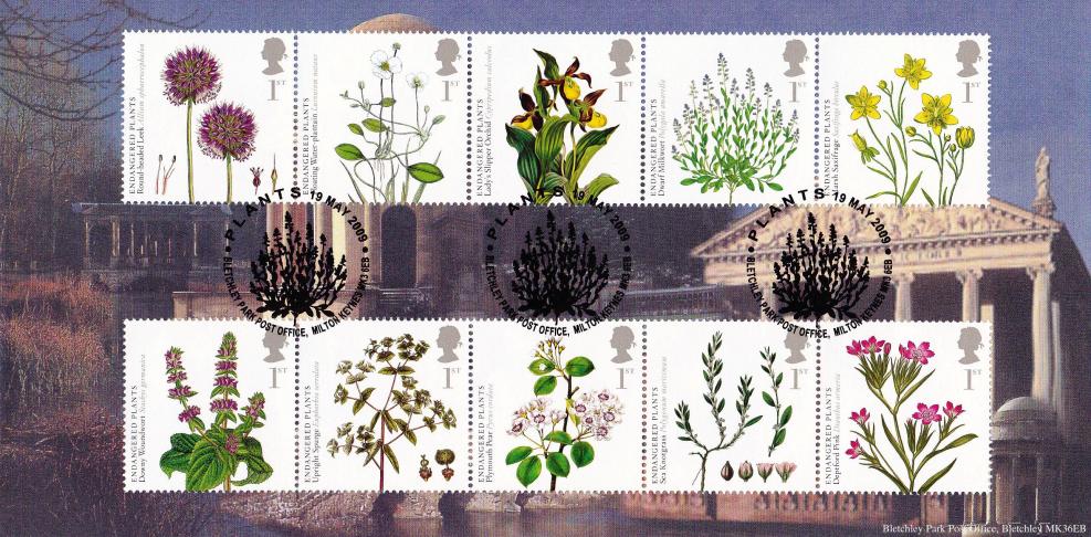 2009 (05) Kew Gardens (Stamps) - Bletchley Park Official