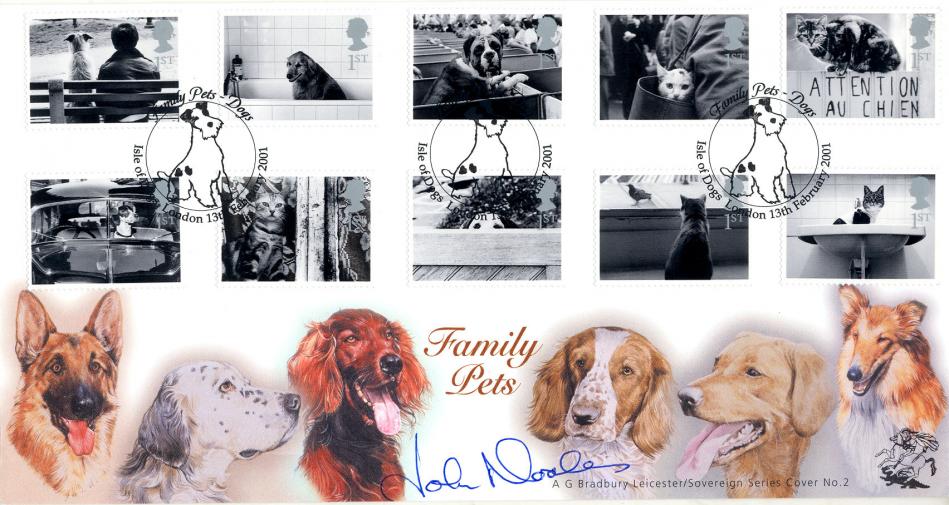 2001 (02) Cats & Dogs - Bradbury Sovereign Official - Signed by the late John Noakes