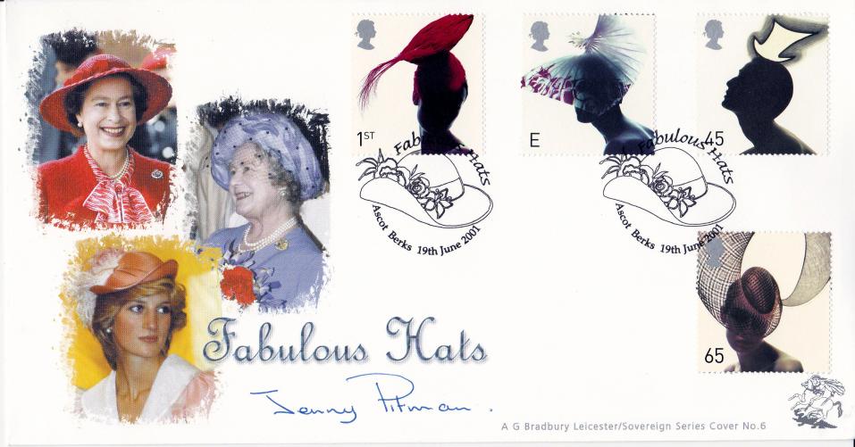 2001 (06) Hats - Bradbury Sovereign Official - Signed by Jenny Pitman