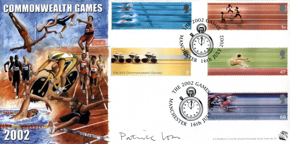 2002 (07) Commonwealth Games - Bradbury Sovereign Official - Signed by Patrick Loan