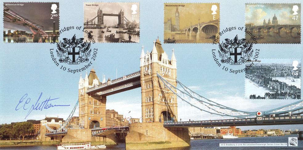 2002 (09) London Bridges - Bradbury Sovereign Official - Signed by Eric Sutherns