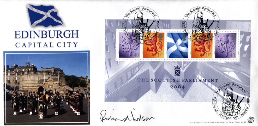 2004 (10) Scottish Parliament - Bradbury Sovereign Official - Signed by Richard Wilson