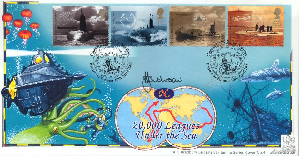 2001 (04) Submarines - Bradbury Britannia Official - Signed by Tony Jackson