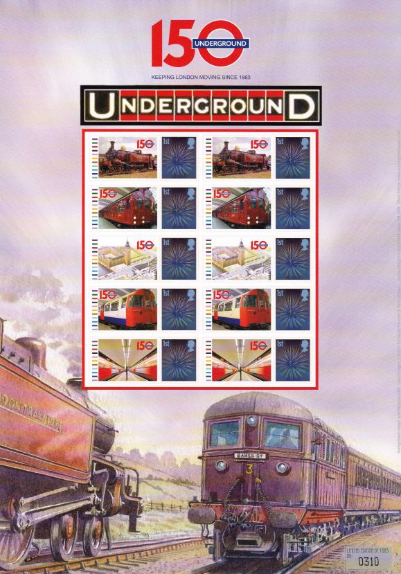 BC-397 - 150th Anniversary of the Underground Smilers Sheet