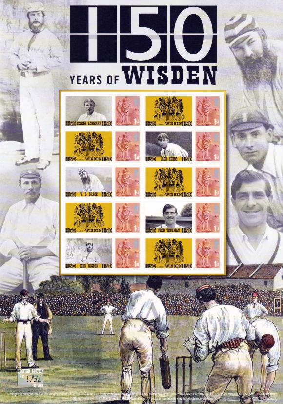 BC-432 - 150 Years of Wisden Smilers Sheet