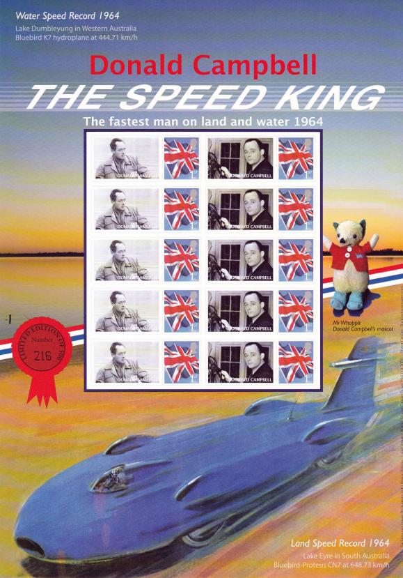 BC-438 - Donald Campbell - The Speed King Smilers Sheet