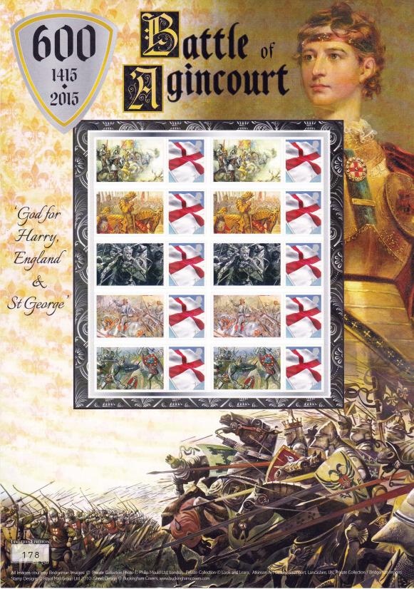 BC-485 - 600th Anniversary of the Battle of Agincourt Smilers Sheet