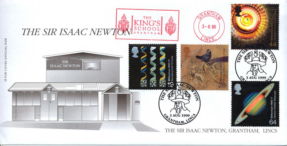 1999 (08) Scientists - Brazier 'Pub' Official - The King's School, Grantham Meter Mark