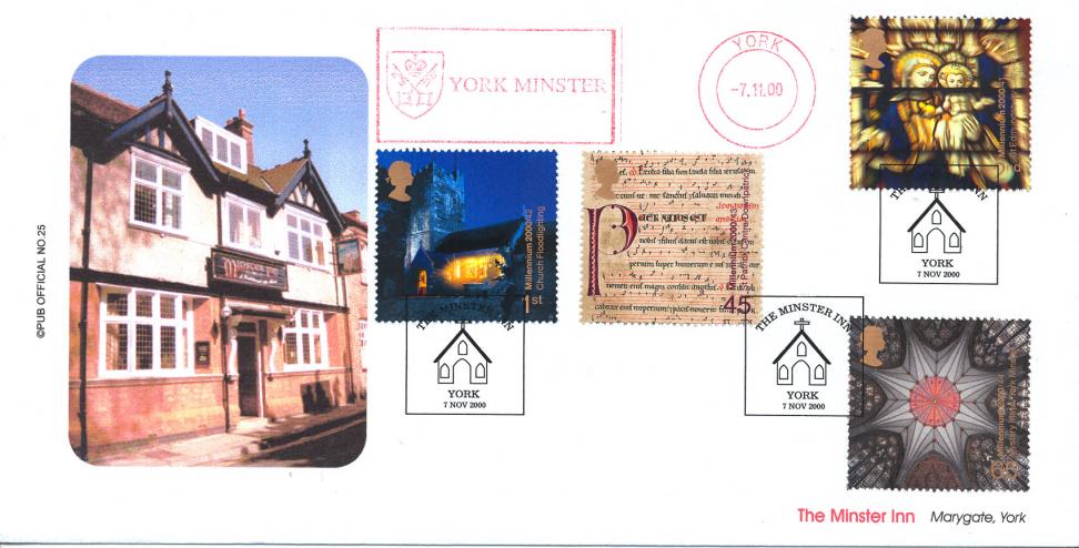 2000 (11) Spirit & Faith - Brazier 'Pub' Official - York Minster Meter Mark