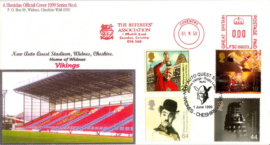 1999 (06) Entertainers - Sheridan Official - The Referees' Association Meter Mark