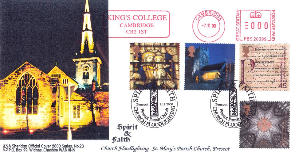 2000 (11) Spirit & Faith - Sheridan Official - King's College, Cambridge Meter Mark