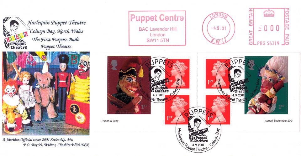 2001 (09) Puppets NVI Retail Book - Sheridan Official - Puppet Centre Meter Mark