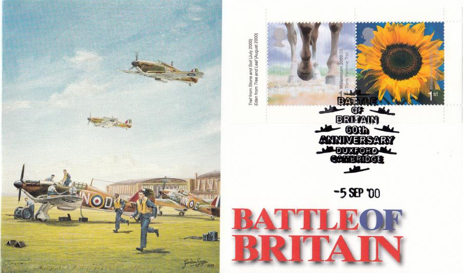 2000 (09) Millenium Retail Booklet - Cambridge 'Spitfires Scramble' Battle of Britain 60th Anniversary Official