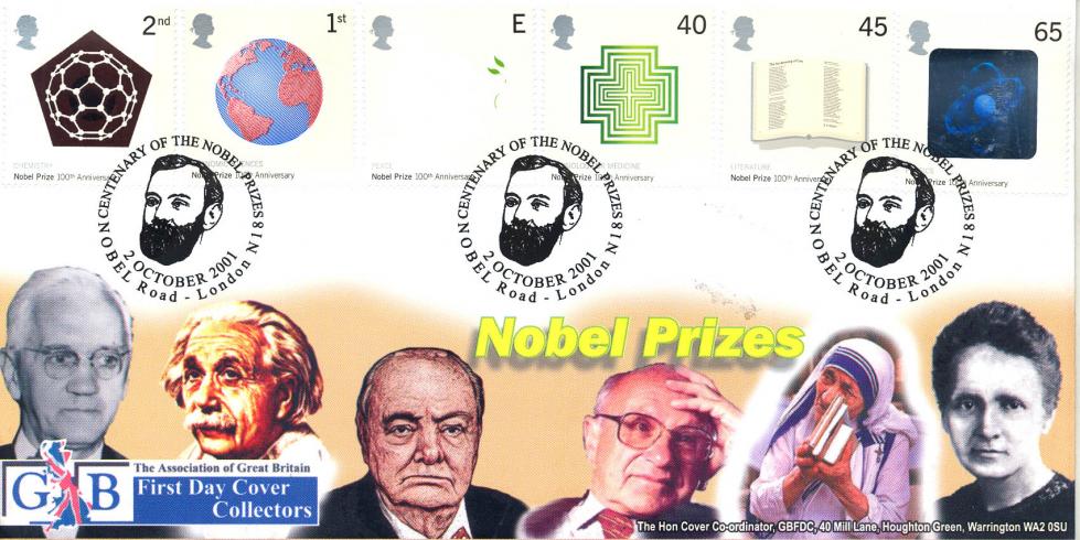 2001 (10) Nobel Prizes - GBFDC Association Official (New Style)