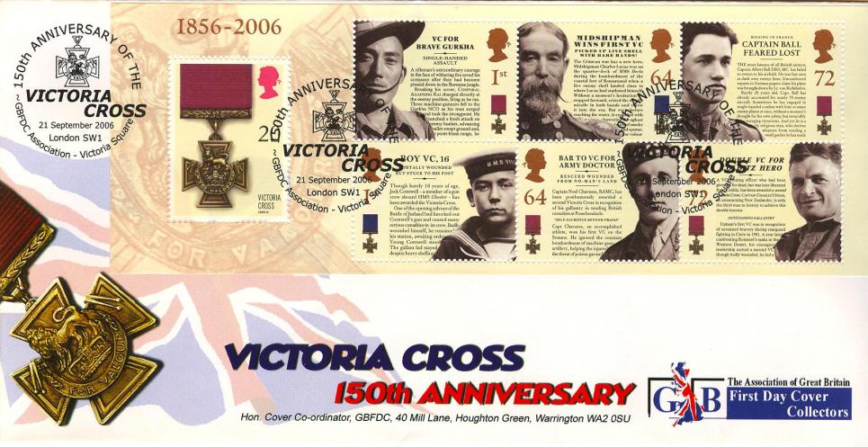 2006 (09) Victoria Cross (M/S) - GBFDC (New Style) Official