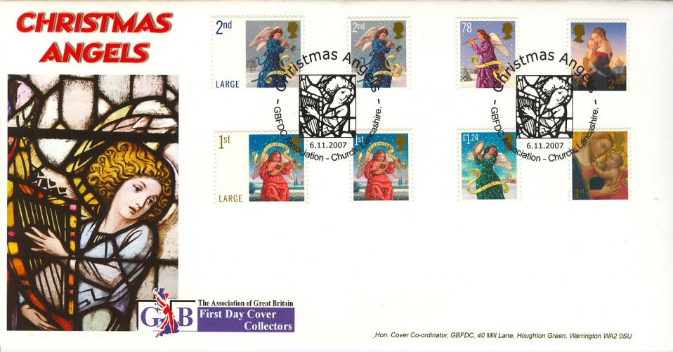 2007 (11) Christmas (Stamps) - GBFDC (New Style) Official