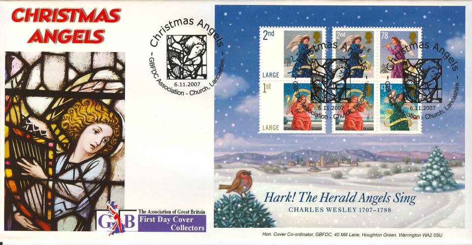 2007 (11) Christmas (M/S) - GBFDC (New Style) Official
