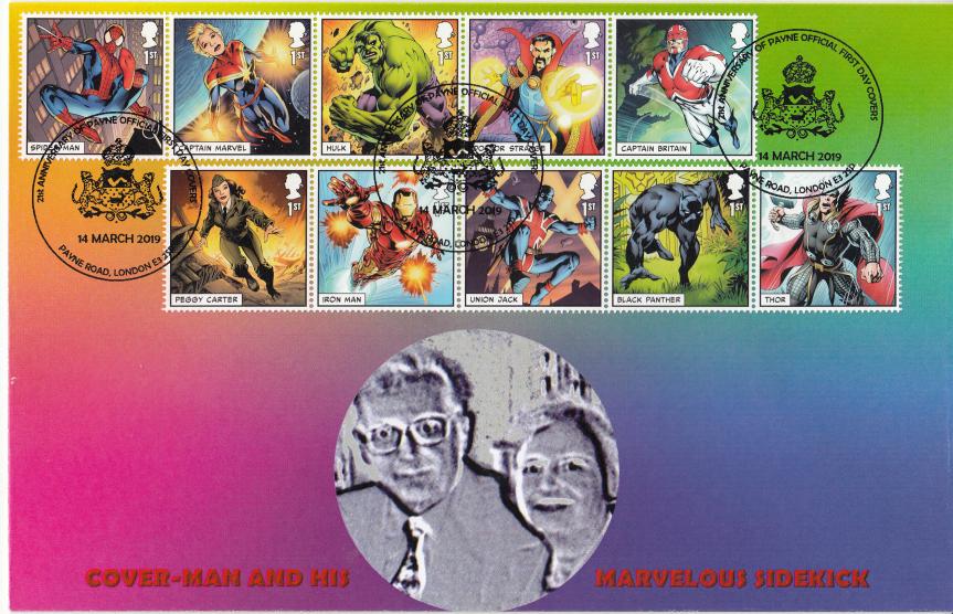 2019 (03) Marvel Super Heroes (Stamps) - Peter Payne Official