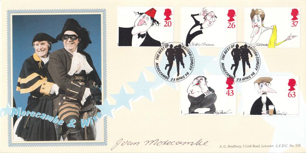 1998 (04) Comedians - Bradbury LFDC Official - Signed by Joan Morecambe