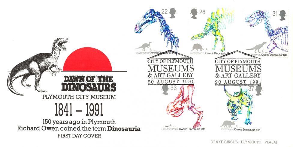 1991 (08) Dinosaurs - Arlington City of Plymouth Museums & Art Gallery Official