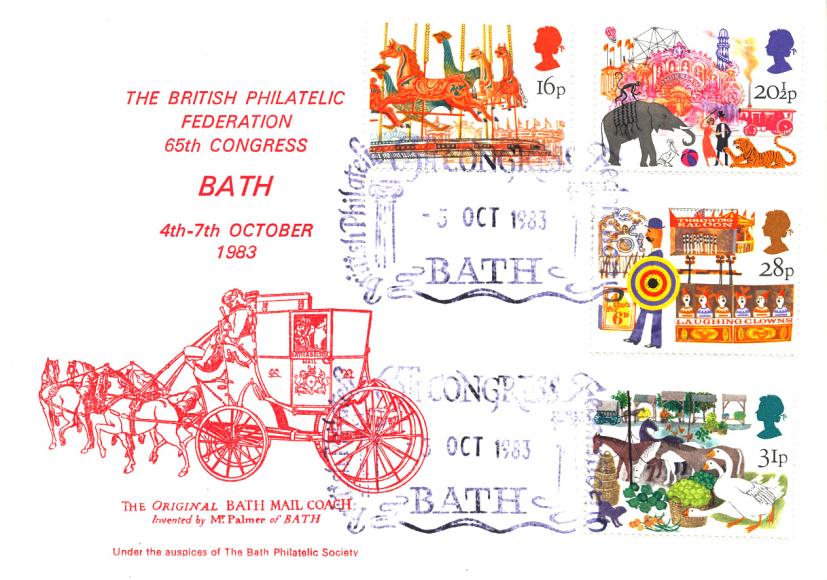 1983 (10) Fairs - British Philatelic Federation Congress Official's (ALL FOUR Versions)