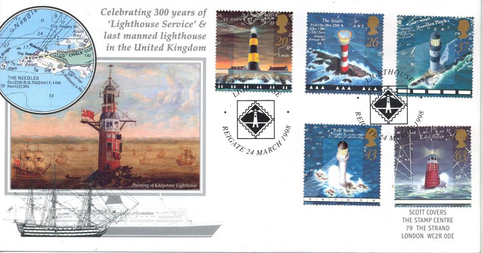 1998 (03) Lighthouses - Scott 'Reigate' Official