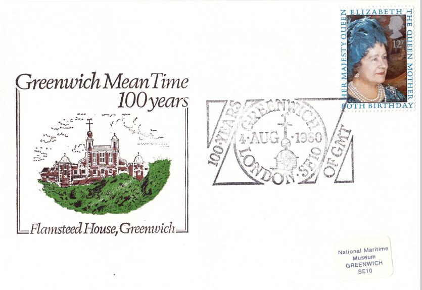 1980 (08) Queen Mother - Greenwich Mean Time Official