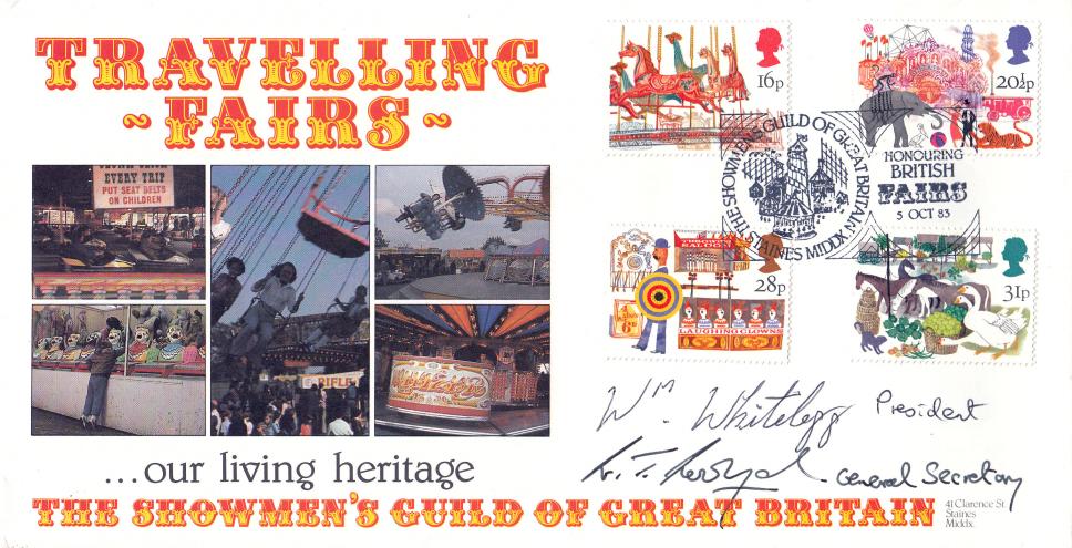 1983 (10) Fairs - Showmans' Guild of Great Britain Official - Double signed by the Guild President & General Secretary