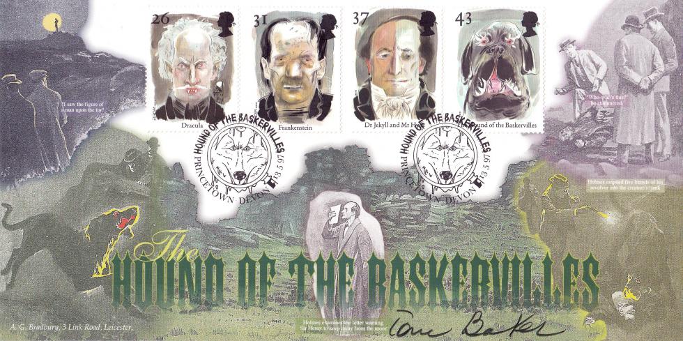 1997 (05) Tales of Terror - Bradbury Hound Of The Baskervilles Official - Signed by Tom Baker