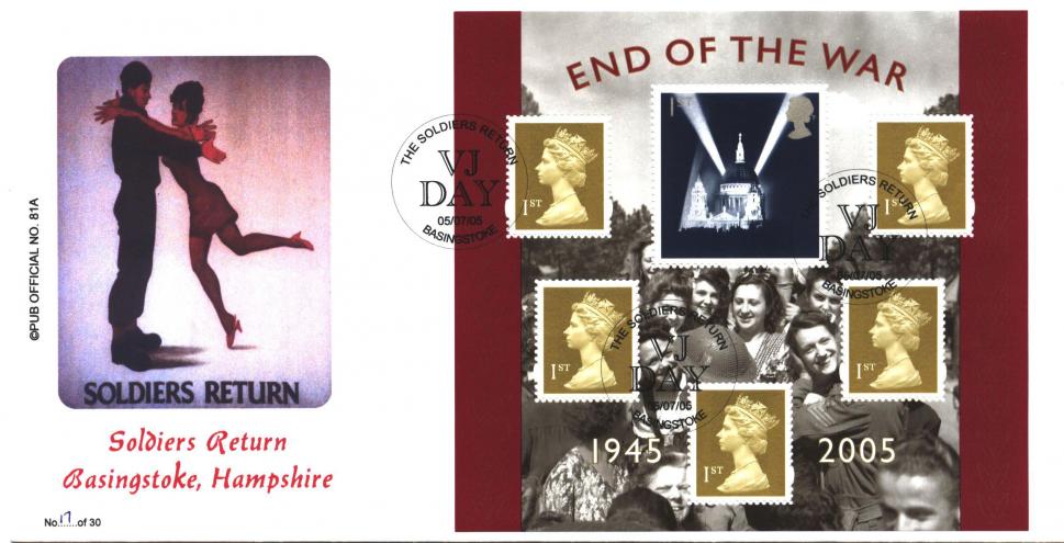 2005 (07) End Of WWII M/S - Brazier Official