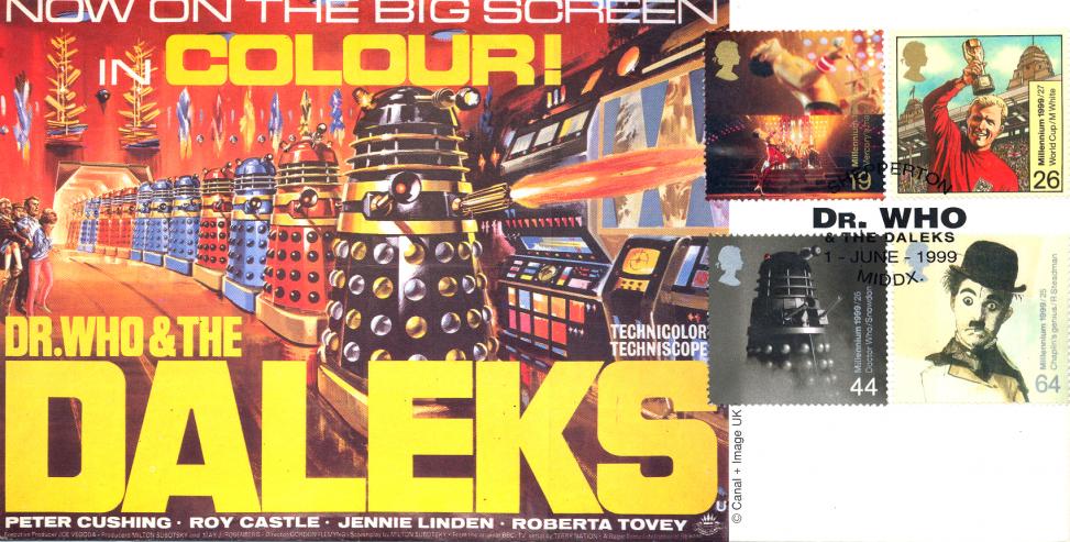 1999 (06) Entertainers - Cambridge 'Dr Who  The Daleks' (Poster) Official