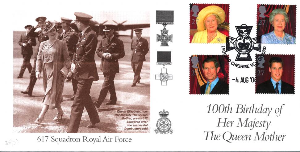 2000 (08) Queen Mother - Cambridge (617 Dambusters Squadron) Official