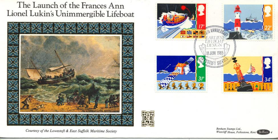 1985 (06) Safety At Sea - Benham Gold (500) Official