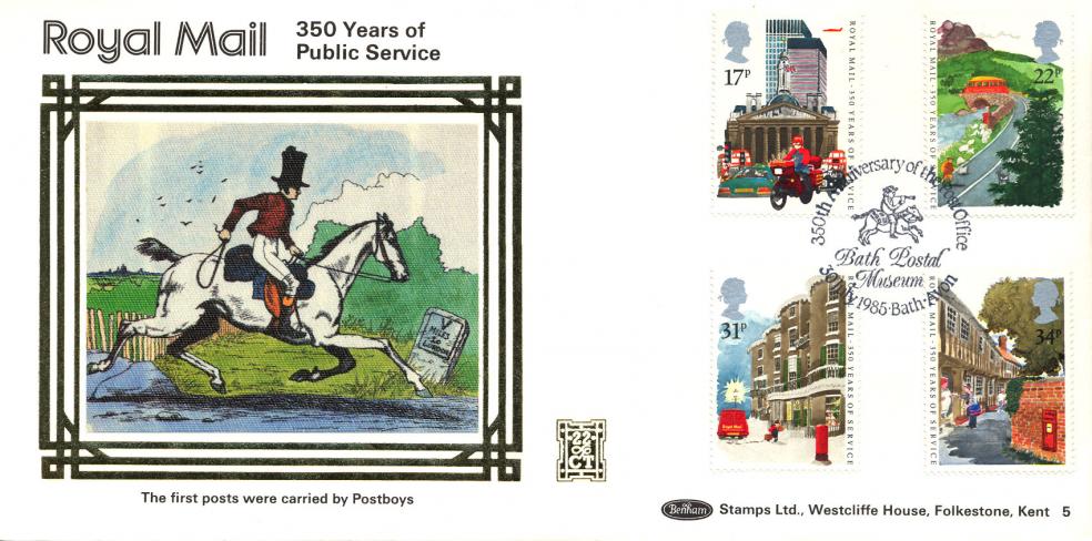 1985 (07) Royal Mail - Benham Gold (500) Official