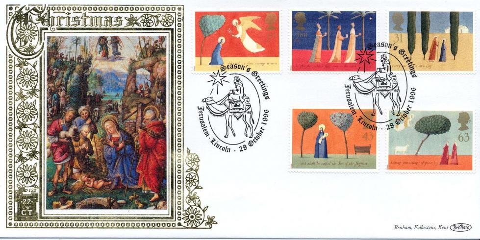 1996 (10) Christmas - Benham Gold (500) Official