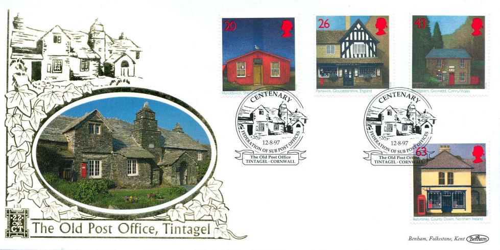1997 (08) Sub Post Offices - Benham Gold (500) Official