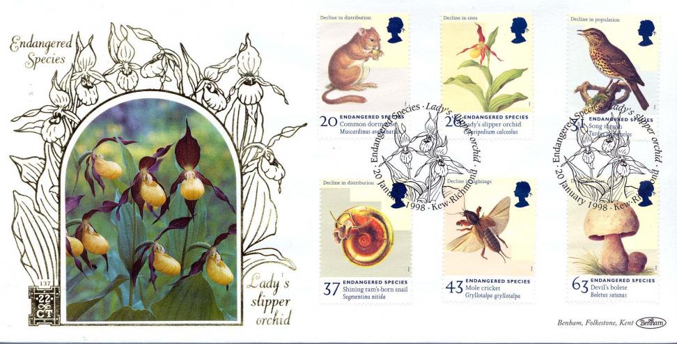 1998 (01) Endangered Species - Benham Gold (500) Official