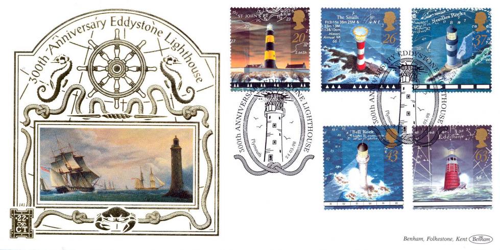 1998 (03) Lighthouses - Benham Gold (500) Official