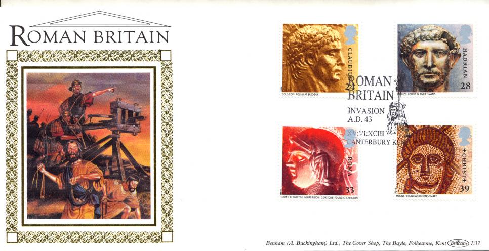 1993 (06) Roman Britain - Benham L37 (Canterbury) Official