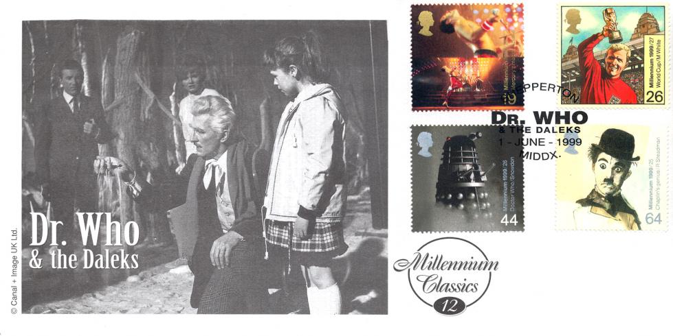 1999 (06) Entertainers - Cambridge 'Dr Who & The Daleks' (Film Still) Official