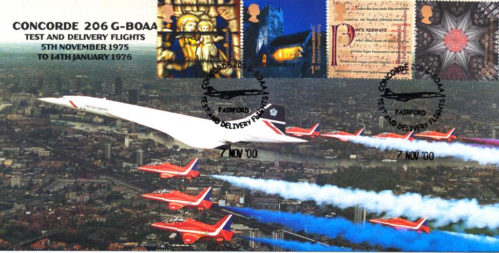 2000 (11) Spirit & Faith - Cambridge Concorde 206 G-BOAA Test and Delivery Flights, Fairford Official