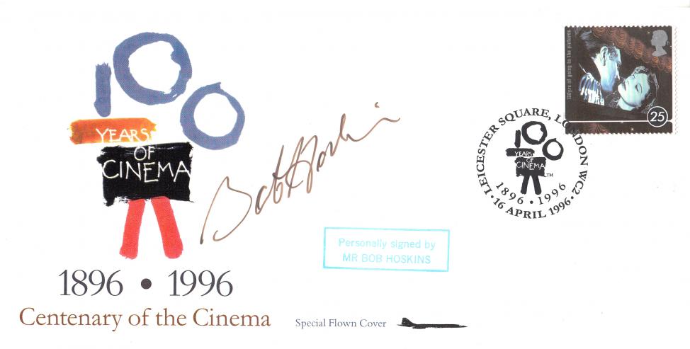 1996 (04) Films - Cambridge 100 Years of Cinema Official (Logo Version) - Signed by Bob Hoskins