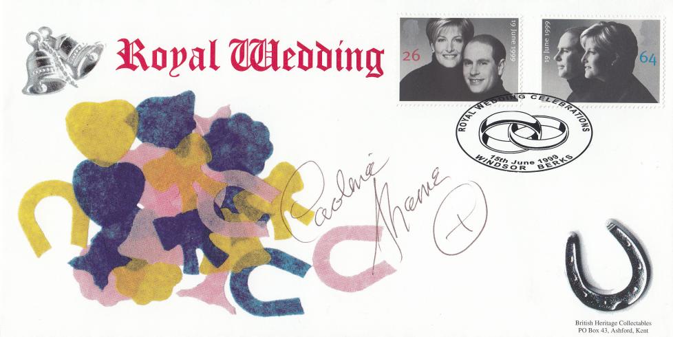 1999 (06) Wedding - British Heritage Collectables (Confetti) Official - Signed by Caroline Ahern