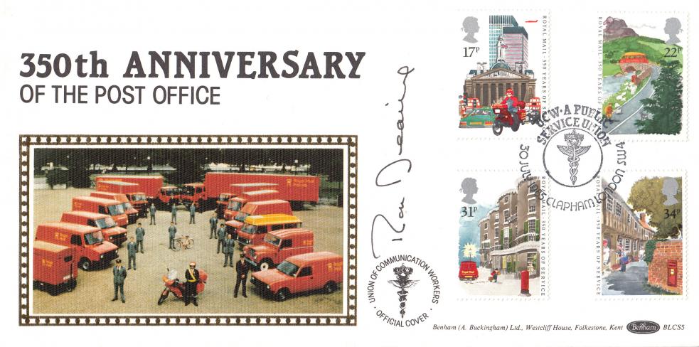 1985 (07) Royal Mail - Benham BLCS 5 Official - Signed by the late Ron Dearing