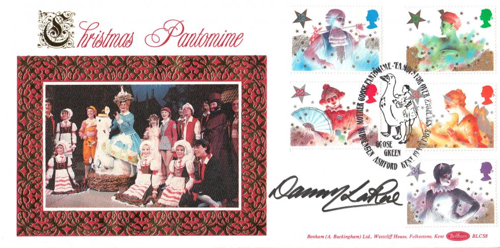 1985 (11) Christmas - Benham BLCS 8 Official - Signed by the late Danny La Rue