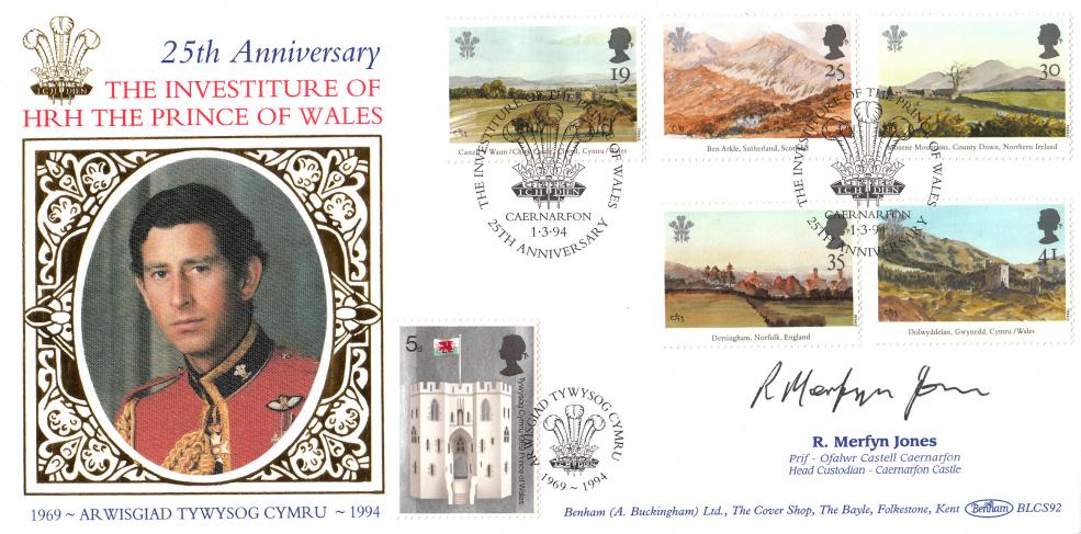 1994 (03) Prince of Wales - Benham BLCS 93 Official - Signed by R. Merfyn Jones